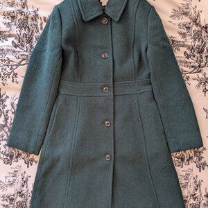 J.Crew Factory Wool-blend lady day coat, Petite 00